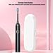 kcavykas Electric Toothbrush with 8 Brush Heads 6 Cleaning Modes Upgraded Electric Toothbrush Longer Life Faster Charging Electric Toothbrush for Home Travel (Black)
