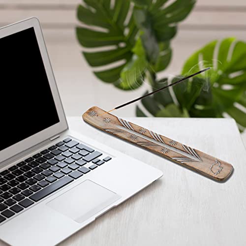 Satya White Sage Incense Sticks, Satya Sai Baba Insenses 15Gmx3 (45 Gm) Pack With Raajsee Incense Holder Bundle, Satya Nag Champa Natural Incense #TOP7