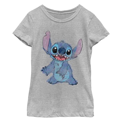 Image of Girl's Lilo & Stitch Sitting in Nature T-Shirt