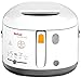 Tefal FF1631 Fritteuse Filtra One | 1.900 W | Kapazität 1,2 Kg | Clean-Oil-System | Auffangsieb für Frittierreste | Wärmeisoliert | Spülmaschinenfest | Weiß/ Anthrazit