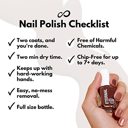 Eternal Nude Nail Polish Set For Women (Dark Nudes) - Brown Nail Polish Set For Girls | Lasting & Quick Dry Non Toxic Nail Polish Kit For Home Diy Manicure & Pedicure | Made In Usa, 13.5Ml (Set Of 4) #TOP4