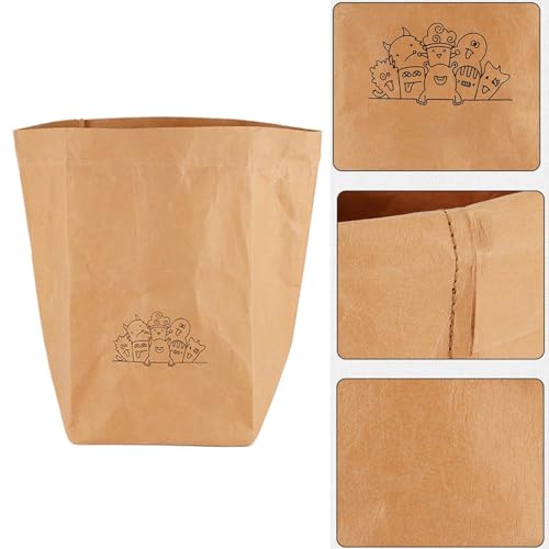 Bolsa de papel lavable de alta resistencia e impermeable para almacenaje 6