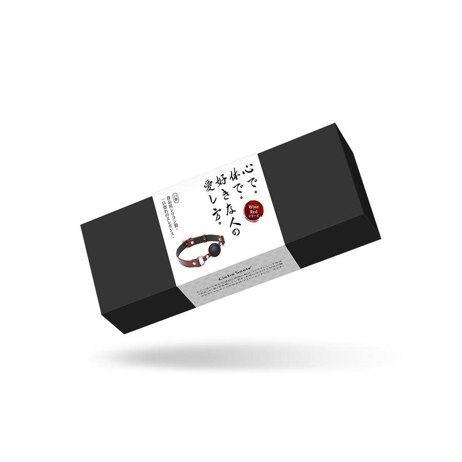 Liebe Seele リーベゼーレ ワインレッドシリーズ 人気 マンネリ防止 人間用 コスプレ 女王様 調教 SMグッズ SMプレイ 拘束具 本革 (口枷) - 画像6