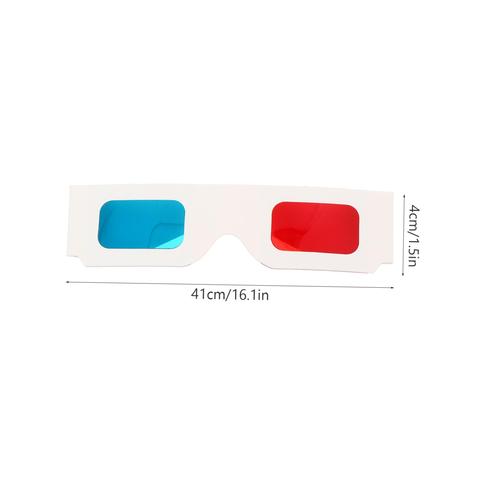 Artibetter Occhiali 3d Anaglifi Usa e Getta in Carta, Confezione da 100 Pezzi, Esperienza Visiva Spettacolare, Leggeri e Portatili per Cinema e Film a Casa