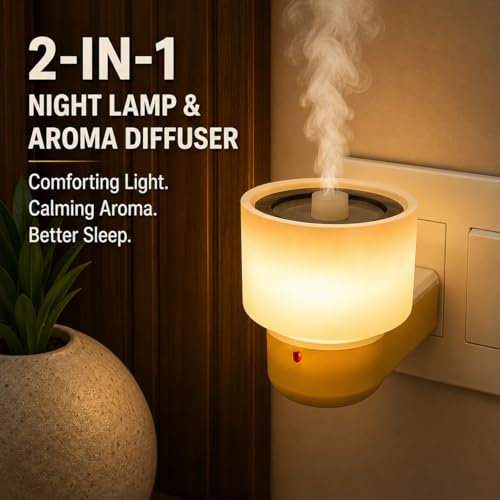 Image of Spoken Multipurpose Premium Electric Ceramic Multicolor Aroma Diffuser Kapoor Dani | Camphor Diffuser Incense Burner Holder Kapoor Dani with Night Lamp for Office, Home (NK-701 Yellow)