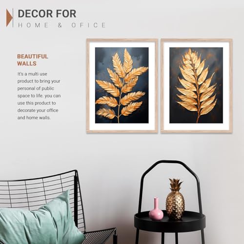 Image of kotart Aesthetic Modern Art Wall Paintings with Frame for Living Room Bedroom Office Wall Decoration - Home Decor Frames (Art 3, 25x37 Inch)