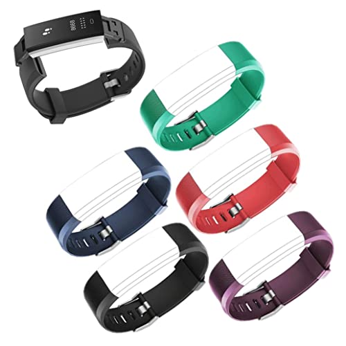 Bracelets de montre ID115Plus HR réglables, pack de 5 rechanges étanches - 5