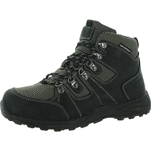 Drew Shoe Men's Trek Waterproof And Slip-Resistant Extra-Depth Black Hiking Boot 10 6E Us #TOP14