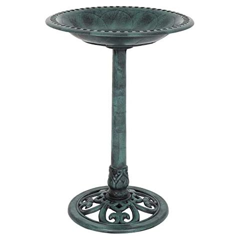 VINGLI Wild Bird Bath for Outdoor Garden Decor Cover