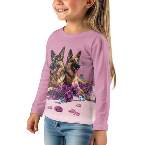 Image of Uourmeti Teens Girls Long Sleeve T Shirts Fall Outfits Boys Active Sportswear Running Tops