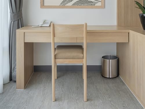 Image of Thornton Single Layer Hotel Waste Trash Can in Brushed Steel, 9.5Qrts