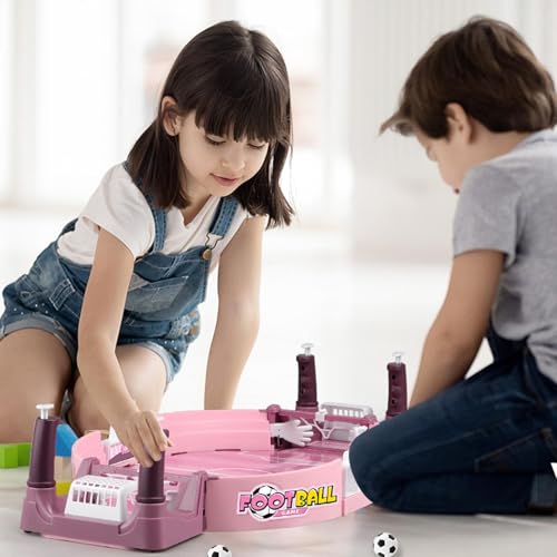 Dtaigou Fußballspiele für Kinder von 8 bis 12 Jahren, Tischfußballspiel - Fußball-Brettspiele, Fußballspiele, Kickertische - Fußball-Brettspiel, Tischfußballtisch für Geburtstage, Kinder, Familie – Bild 4