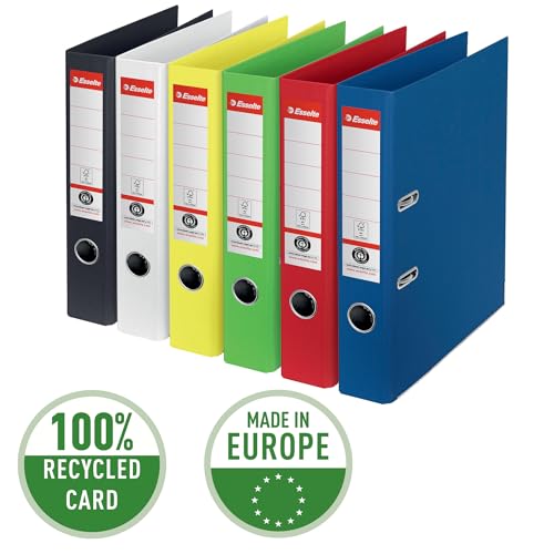 Classeur a levier Esselte A4 noir pack de fournitures de bureau - 7