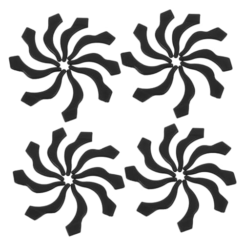 ORFOFE 20�g ���K�l�p����~�߃C���[�t�b�N ���K�l�̃C���[�N�b�V���� ���K�l���e�[�i�[ ���K�l�G���h�̃q���g ���K�l���z���_�[ �V���R���ዾ�e���v���O���b�v �V���J�Q�� Black