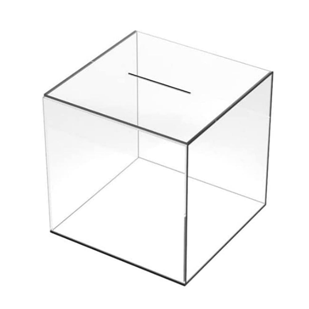 Amazon | 開かない貯金箱 貯金箱 おしゃれ 全透明 クリア 壊さ