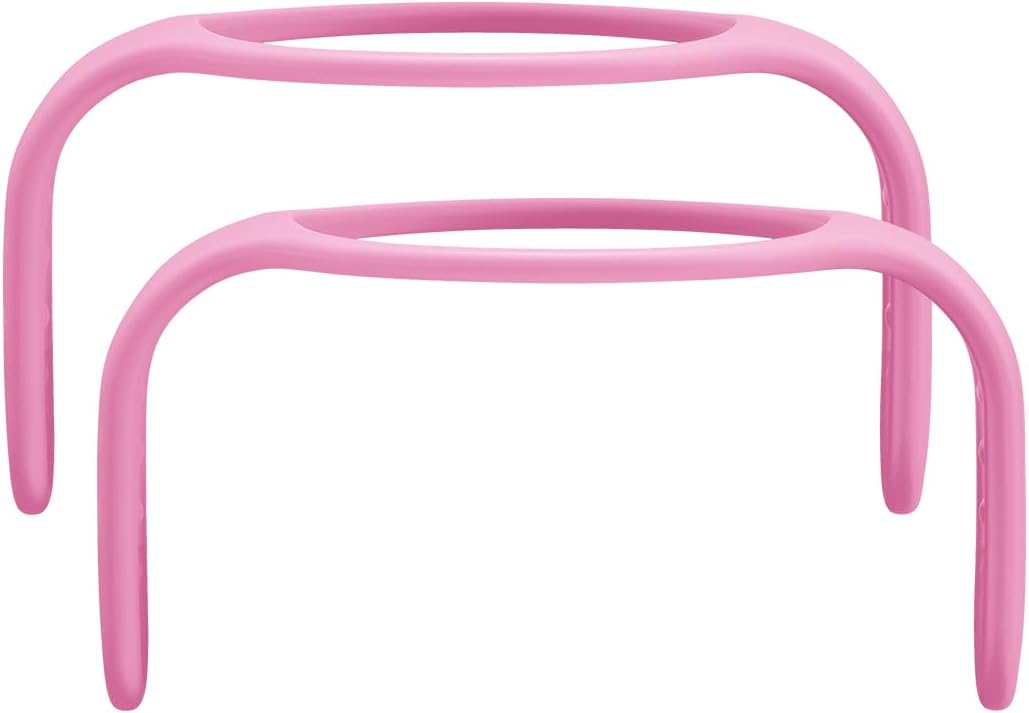 MAM Hold My Bottle Handles | 2 Pack | Compatible with Wide Range of MAM Bottles | Encourages Independent Drinking | Baby Accessories | Pink