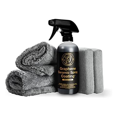 Adam's Polishes Advanced Graphene Ceramic Spray Coating Kit - 18+ Month Sprayable Graphene Oxide Ceramic Coating for Cars, Boats, RV's & Motorcycle | Adds Extreme Gloss, Depth, Shine & Protection Cover