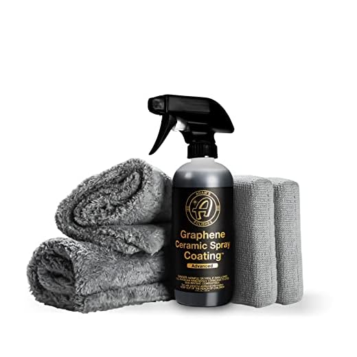 Adam's Advanced Graphene Ceramic Spray Coating Kit - 18+ Months Sprayable Graphene Oxide Ceramic Coating for Cars, Boats, RV's & Motorcycle - Adds Extreme Gloss, Depth, Shine & Protection