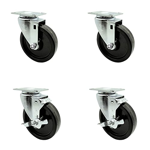 541CASTER Main Street Equipment Swivel Caster Set – Compatib...