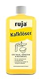 ruja Kalklöser 1 Liter | Badreiniger Konzentrat gegen Kalk, Urinstein, Zementschleier und Wasserflecken | für den gesamten Sanitärbereich