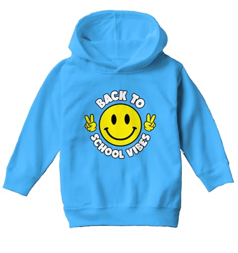 Tcombo Back To School - Smile Face Vibes Toddler/Youth Fleece Hoodie2