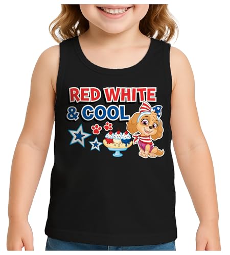 Image of Skye Birthday Girl Tank Top | 2nd 3rd 4th 5th Birthday Gift for Toddler Paw Patrol Fans - Summer Sleeveless Shirt