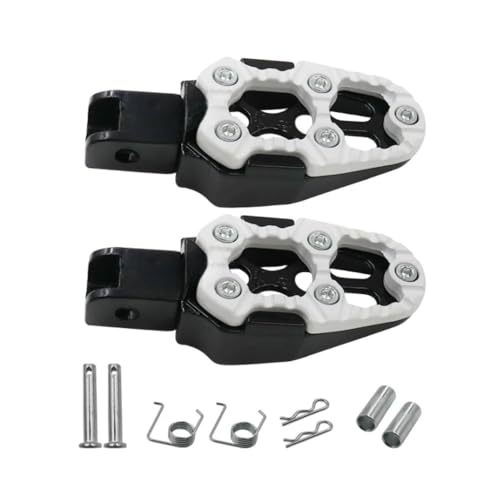 Pédales arrière de moto antidérapantes en aluminium pour une adhérence maximale