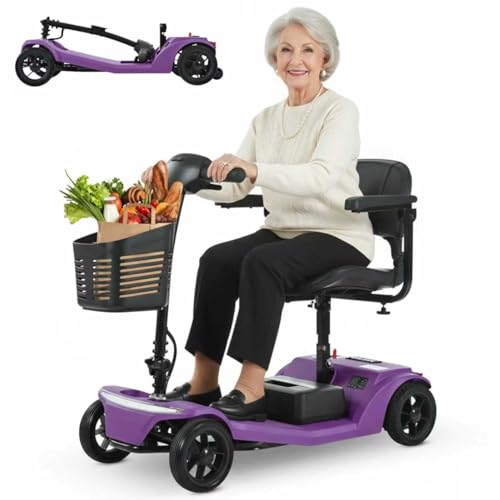 15-Mile Foldable Electric Mobility Scooter for Seniors