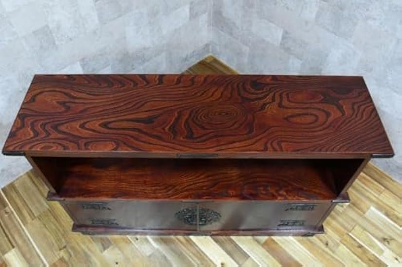 4BK89 岩谷堂箪笥 サイドボード 欅材 飾り棚 茶棚 茶箪笥 民芸家具 工芸