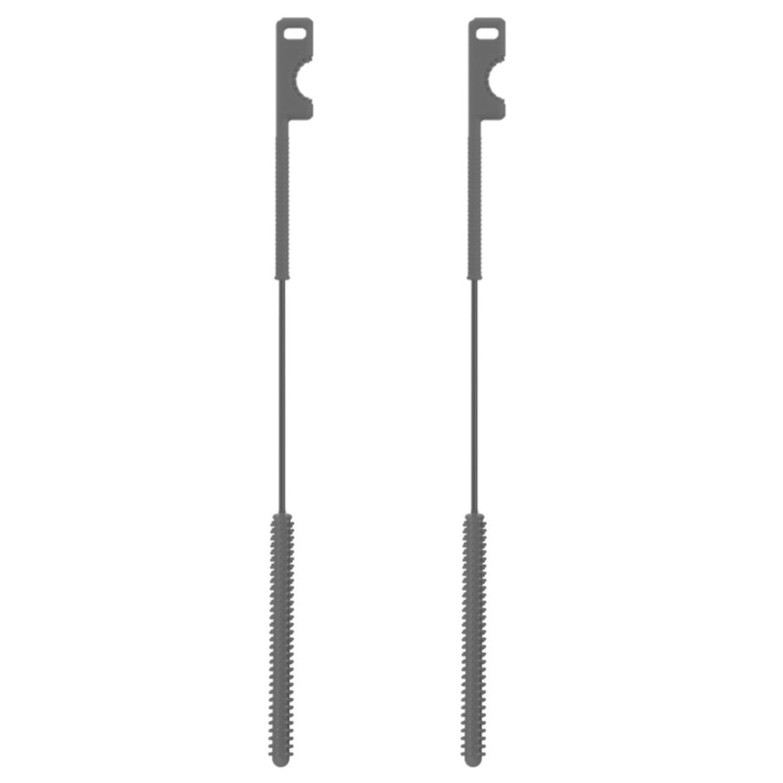 Head Silicone Straw Cleaner Brush Set 0.8mm and 1mm Bristles Long Handle Design for Thorough Cleaning of Tubes and Bottles Silicone Straw Brush