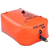 Araiozora Foldable Water Bladder Tank,60 Gal/240L Portable Large Capacity Soft Water Bag Storage Container