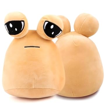 GWAWG 22 cm Peluche Alien Pou, Kawaii Alieno Farcito, Figura Giocattolo per Ragazze Ragazzi Bambini Regalo di Compleanno