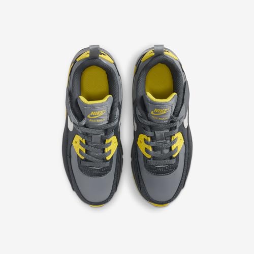 Nike Air Max 90 EasyOn Little Kids' Shoes (Lightning/Smoke Grey/Anthracite/Light Silver)4