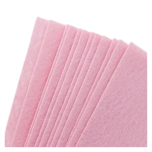 Feutre non tissé rose en tissu polyester uni facile à coudre