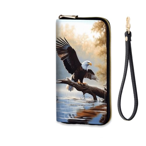 EFGWSDER ���f�B�[�X RFID�u���b�N �W�b�v�A���E���h �E�H���b�g ���O���\�ȃ��X�g�X�g���b�v�t��, �n�N�g�E���V�B, Wallet-A