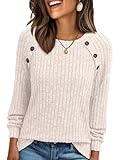 AUTOMET Womens Long Sleeve T Shirts Business Casual Tunic Work Tops Spring Plus Size Sweaters Date Night Outfits 2026 Dressy Blouses Apricot M