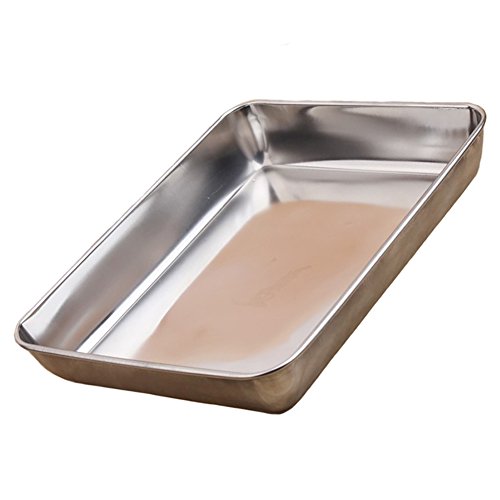 Sheet Pan,Cookies Pan Deep,Baking Sheet,Jelly Roll Pan Deep Edge,Heavy Duty Stainless Steel Baking Pan,Non-stick Bakeware by Septree (14.3×11.4×2.5 inches)