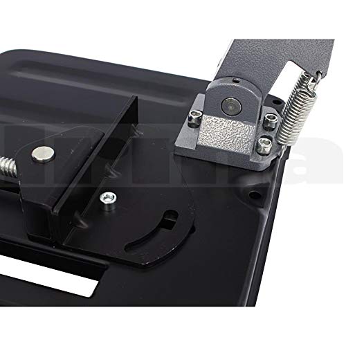 BSD Soporte para Amoladora Angulard 180/230mm - Soporte para Cortar para Amoladora Angular, Base de Hierro Fundido con Abrazadera