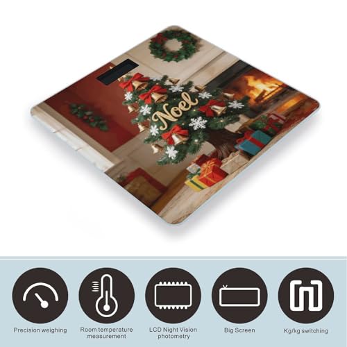 Báscula digital de baño con vidrio templado miniatura 3