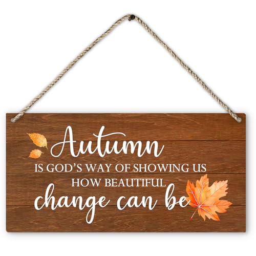PHAMTE-Fall-Maple-Sign-Autumn-Is-Gods-Way-of-Showing-How-Beautiful-Change-Can-Be-Wall-Hanging-Plaque-Wood-Sign-Rustic-Farmhouse-Decor-Decorations-for-Wall-Door-Home-Harvest-Thanksgiving-12x6-Inch PHAMTE Fall Maple Sign Autumn Is Gods Way of Showing How Beautiful Change Can Be Wall Hanging Plaque Wood Sign Rustic Farmhouse Decor Decorations for Wall Door Home Harvest Thanksgiving 12×6 Inch