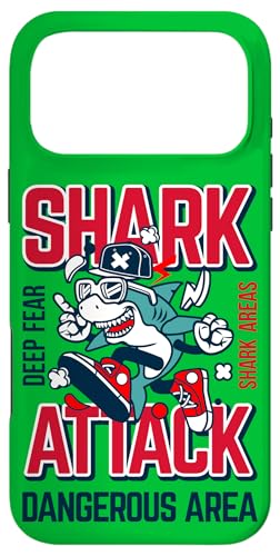 Sharks Graphic Tees - Funny Shark Attack Graphic Design �X�}�z�P�[�X iPhone 17 Pro Max �p