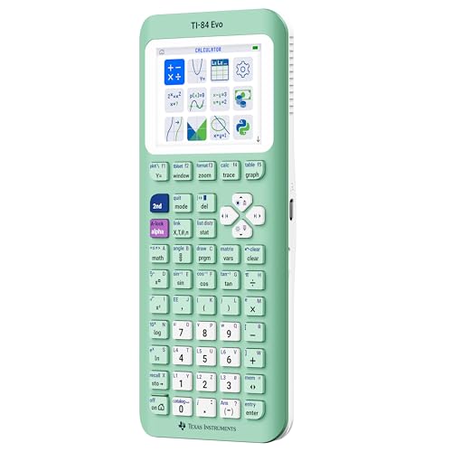 Image of Texas Instruments Graphing Calculator | Intuitive Icon-based Homescreen, USB-C Charging, Python Programming, Faster Performance, Bigger Graphs than TI-84 Plus CE