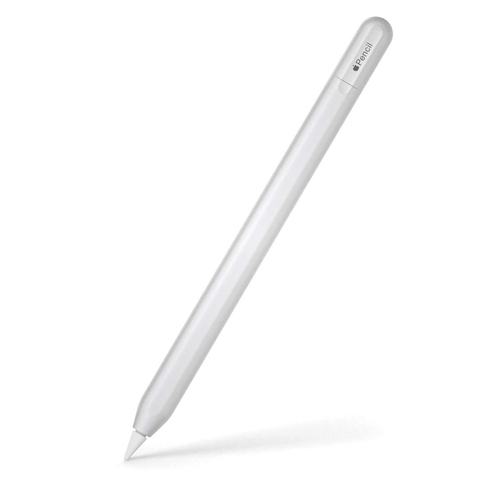 Oboe Silicone Cover Pencil Case Sleeve Compatible with Apple Pencil (USB-C) for iPad Pro 11/12.9 inch Skin (B-Clear) [Stylus Pencil is NOT Included]-picture-33