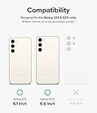 Ringke Camera Lens Frame Glass Protector Compatible with Samsung Galaxy S23 Plus/Galaxy S23, Camera Lens Tempered Glass and Aluminum Frame - Black - Image 2