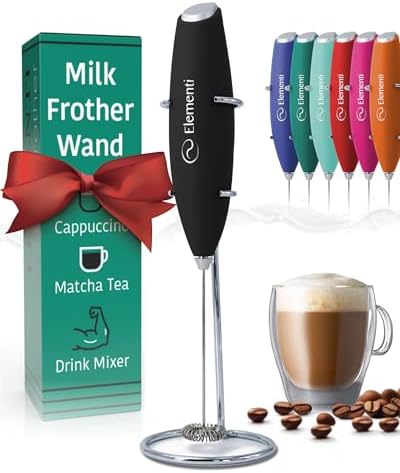 Milk Frother Wand & Electric Stirrer with Stand - Turbo Coffee & ...