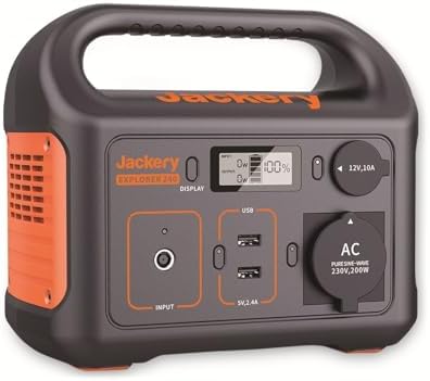 Jackery Portable Power 240 本体 Jackery ポータブル電源 240【PTB021】 — PLOW(プラウ)