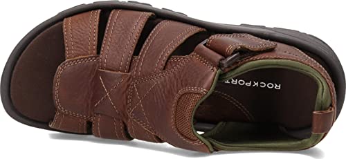 Rockport Mens Rocklake Fisherman Sandal, Brn/Brn, 9.5 Us #TOP4