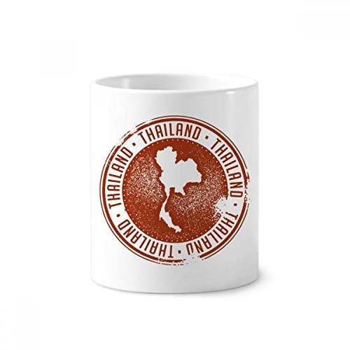 Tasse Souvenir Thaïlande en Céramique Blanche Cadeau Idéal pour Passionnés de Voyage