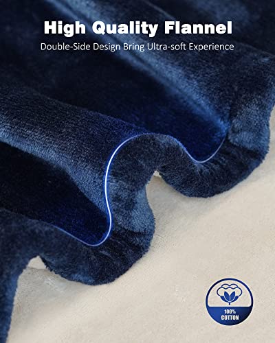 Electric Blanket Full Size, 72" X 84" Double-Sided Flannel Heated Blanket For Full Bed, 5 Heat Settings & 10 Hours Auto-Off Heating Blanket, Etl And Fcc Certification Fast Heating Full Body Warming #TOP2
