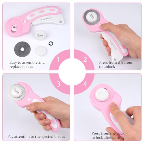 45mm Rotary Cutter with 5 Extra Blades